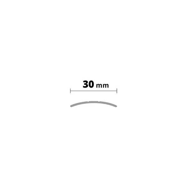 Přechodový profil samolepící, 3 cm, MAHAGON, 91cm