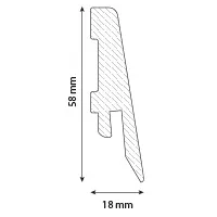 Lišta k Rocko Vinyl R067 (2,4 bm)